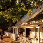 Couple walking in Hahndorf