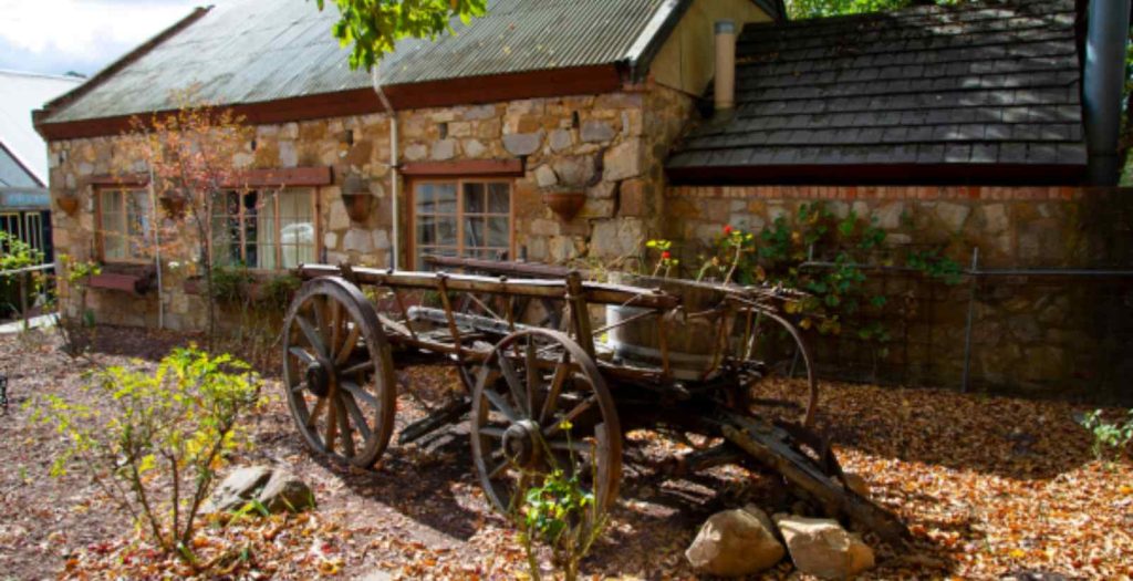 old horse cart in Hahndorf