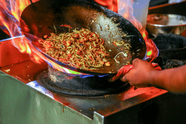 Wok fried food in Adelaide 
